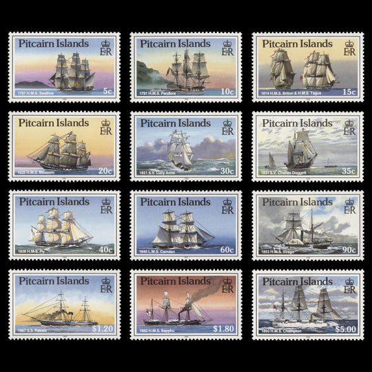 Pitcairn Islands 1988 (MLH) Ships Definitives