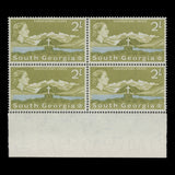 South Georgia 1963 (MLH) 2s Shackleton's Cross block
