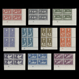 South Georgia 1963 (MLH) Definitives plate blocks