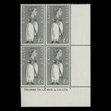 South Georgia 1969 (MLH) £1 King Penguins imprint block
