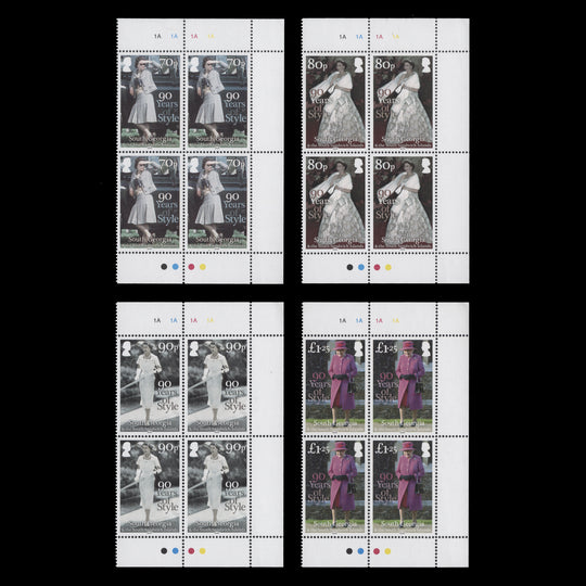 South Georgia 2016 (MNH) Queen Elizabeth II's Birthday plate blocks