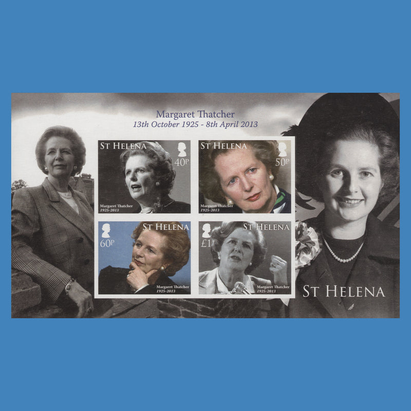 Saint Helena 2013 Margaret Thatcher Commemoration imperf proof miniature sheet