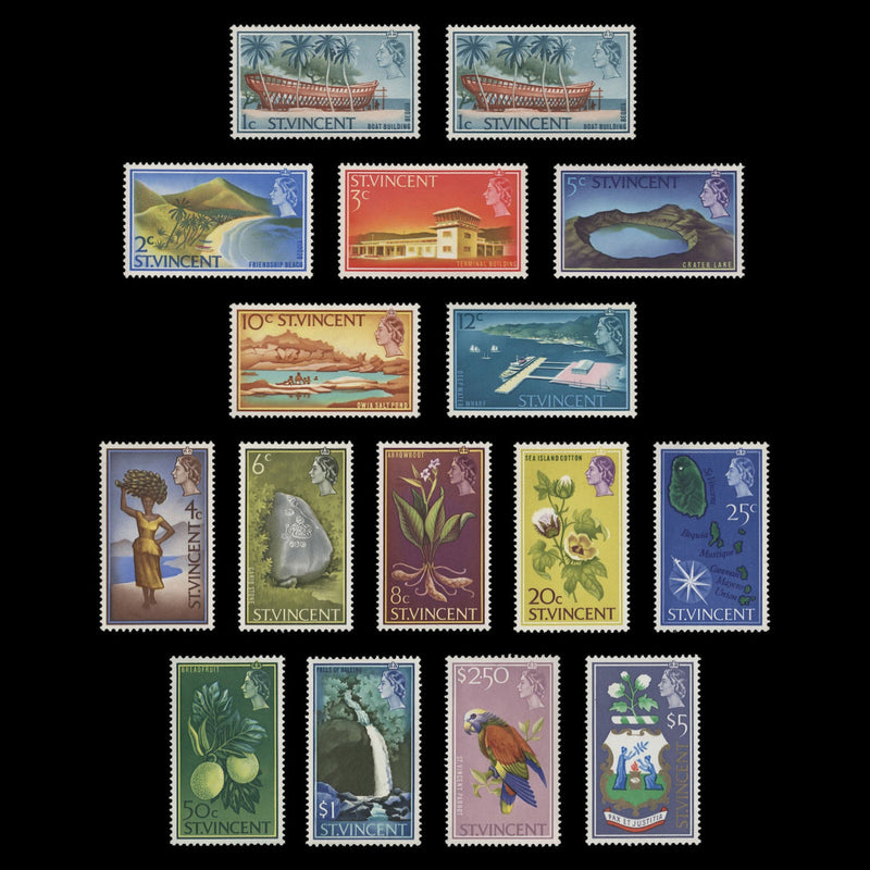 Saint Vincent 1965-67 (MNH) Definitives