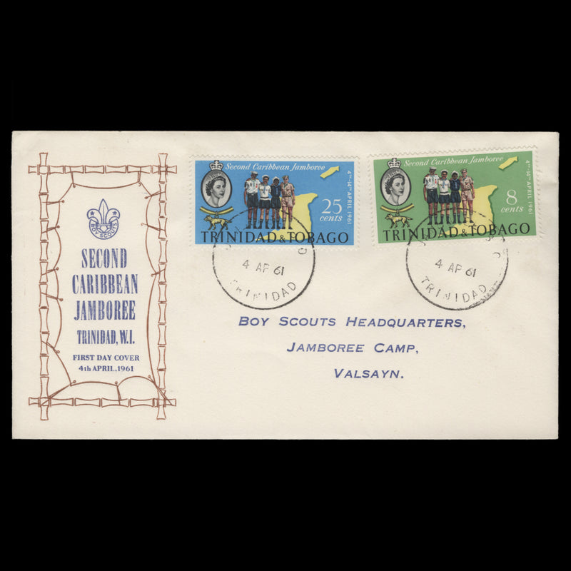 Trinidad & Tobago 1961 Scout Jamboree first day cover