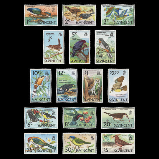 Saint Vincent 1970 (MNH) Birds Definitives