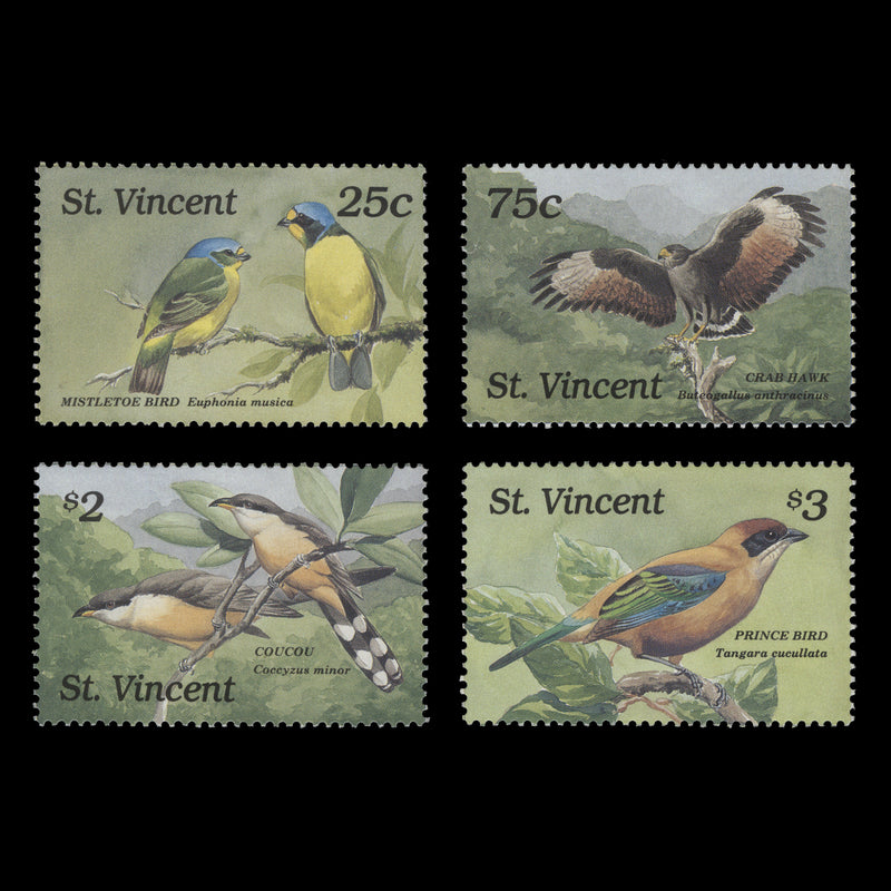 Saint Vincent 1989 (MNH) Birds set