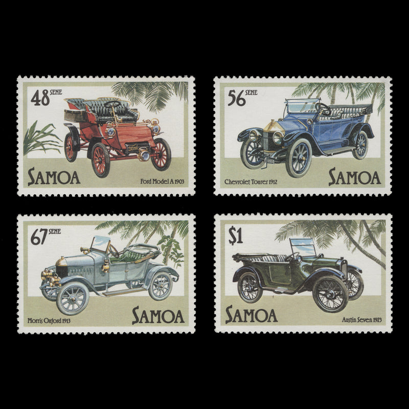 Samoa 1985 (MNH) Veteran & Vintage Cars