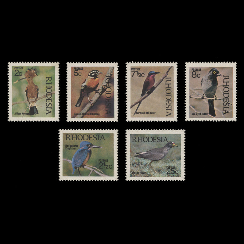 Rhodesia 1971 (MNH) Birds set