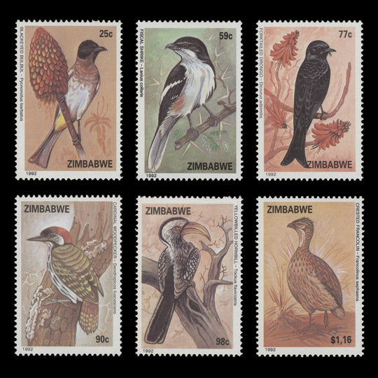 Zimbabwe 1992 (MNH) Birds set