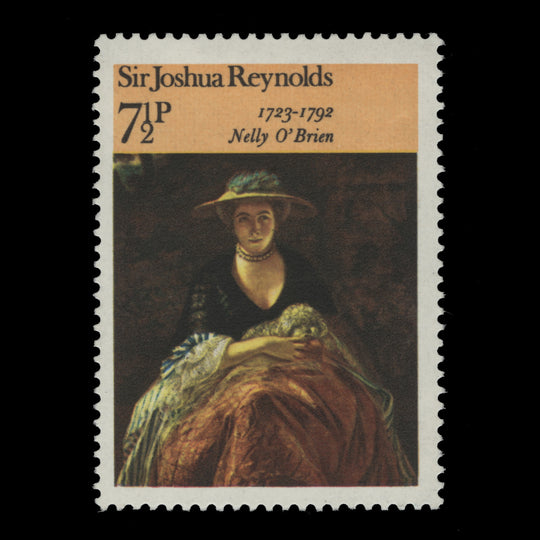 Great Britain 1973 (Variety) 7½p British Paintings missing gold