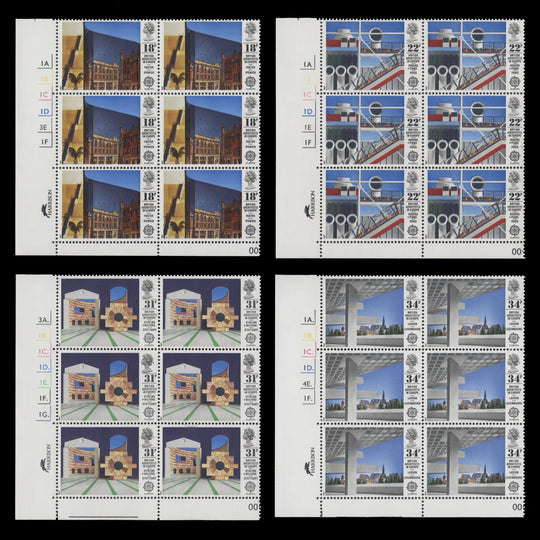Great Britain 1987 (MNH) British Architects in Europe cylinder blocks