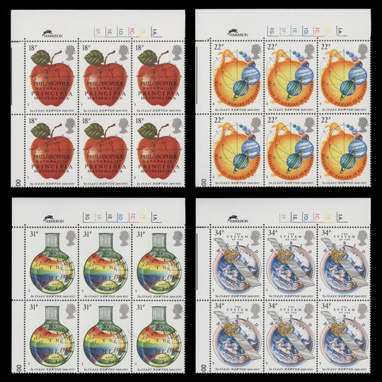 Great Britain 1987 (MNH) Principia Mathematica cylinder blocks