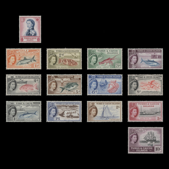 Turks & Caicos Islands 1957 (MNH) Definitives