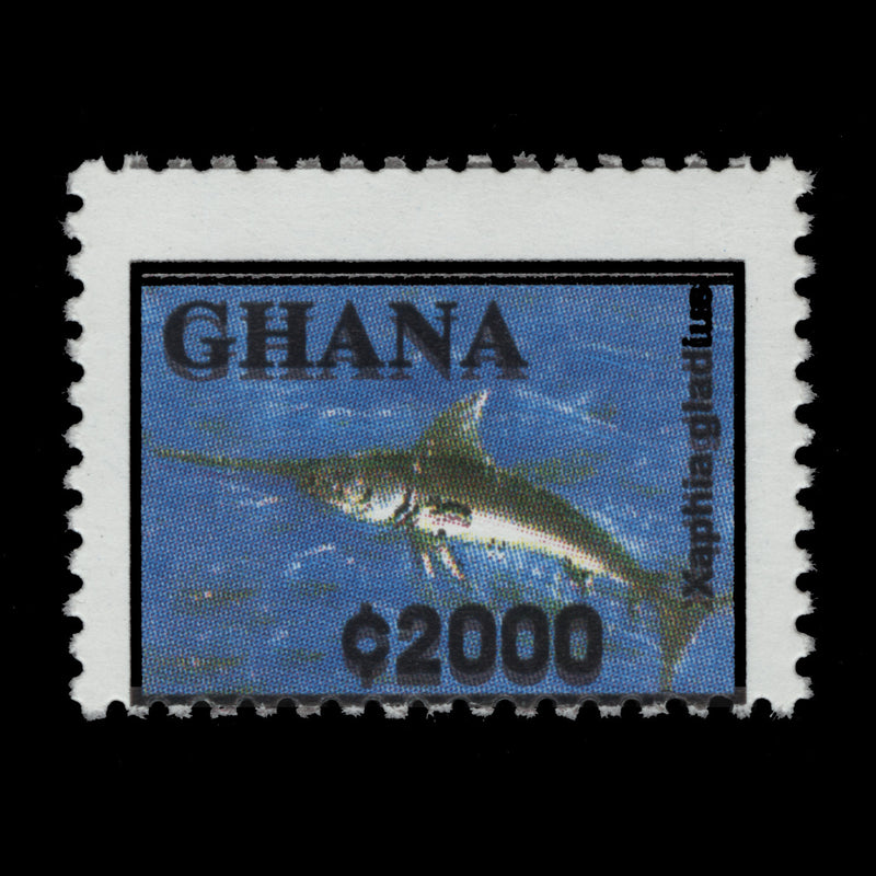 Ghana 2005 (Variety) C2000 Swordfish with double black