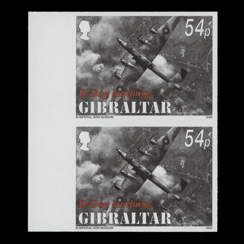 Gibraltar 2004 (Proof) 54p D-Day Anniversary imperf pair