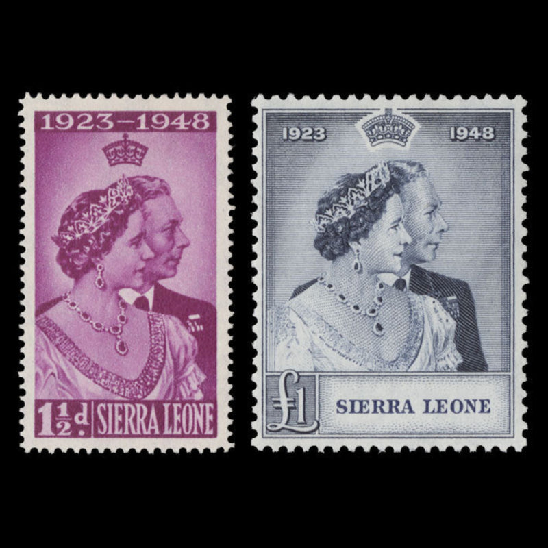 Sierra Leone 1948 (MLH) Royal Silver Wedding