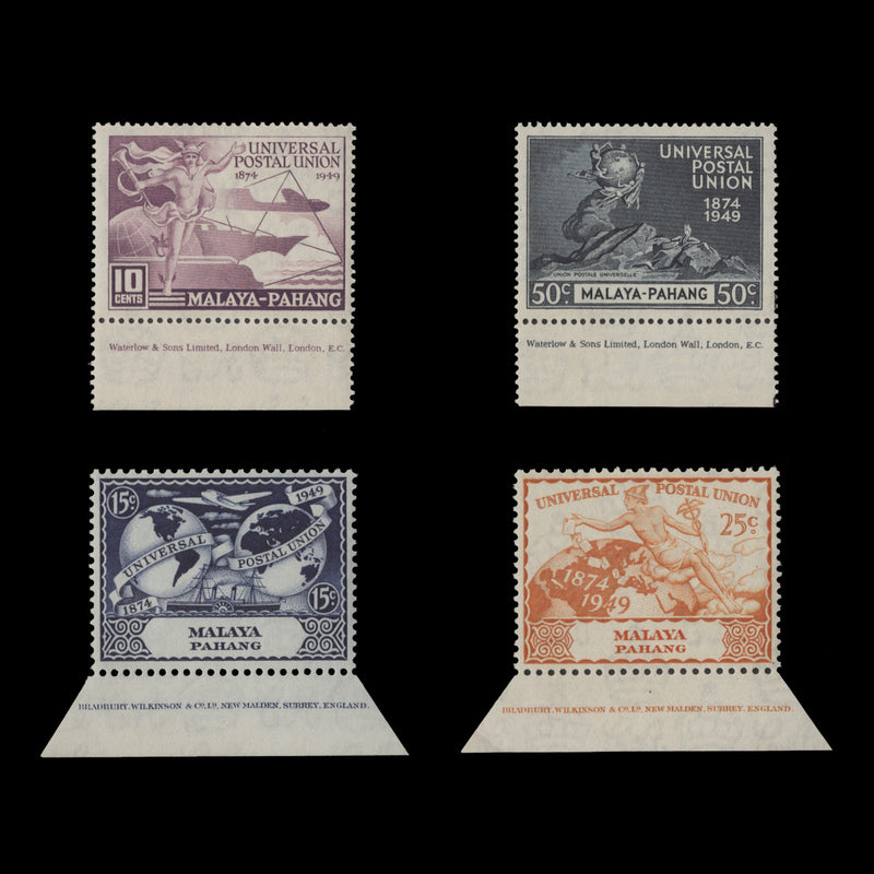 Pahang 1949 (MLH) UPU Anniversary imprint singles