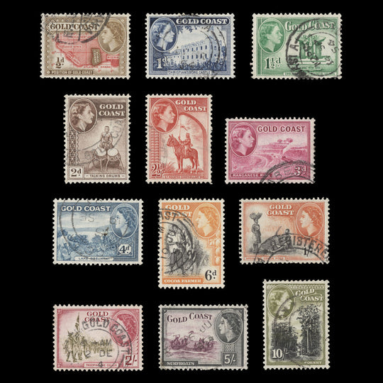 Gold Coast 1952 (Used) Definitives