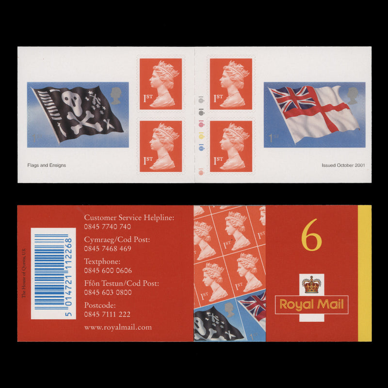 Great Britain 2001 Flags & Ensigns booklet