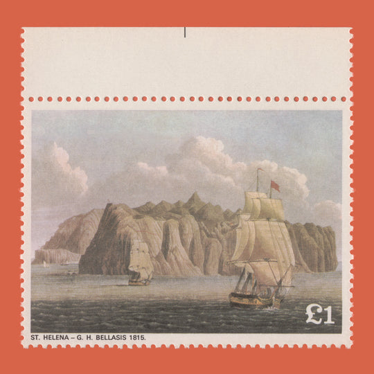 Saint Helena 1976 (Variety) £1 St Helena missing gold