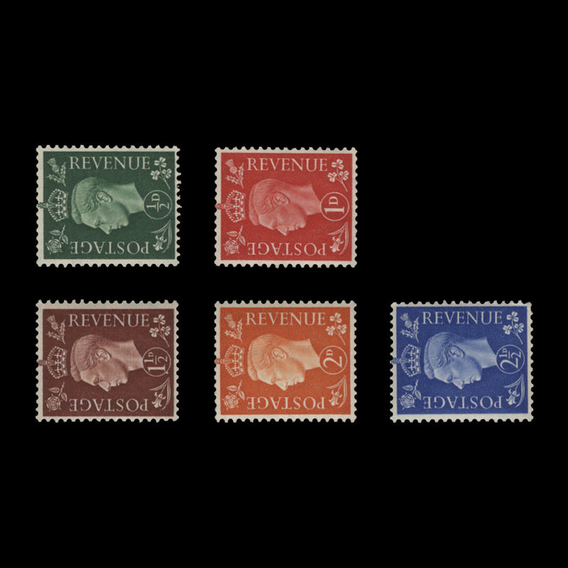 Great Britain 1938 (MNH) King George VI Definitives sideways watermark