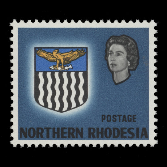 Northern Rhodesia 1963 (Variety) 20s Arms missing black