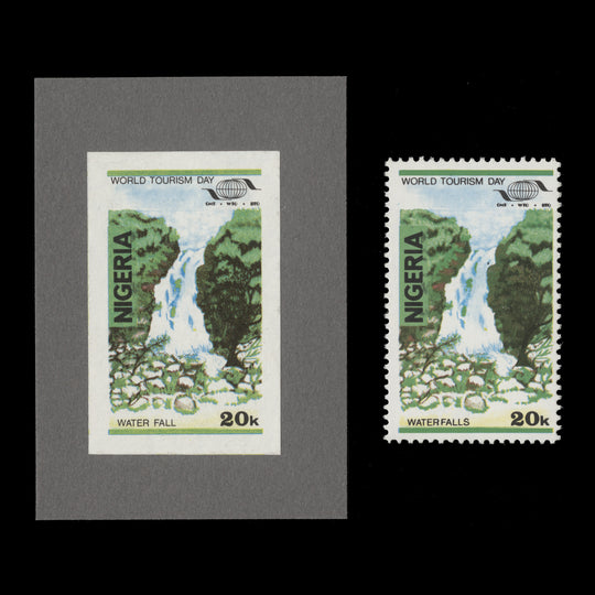 Nigeria 1985 (Essay) 20k World Tourism Day imperf proof