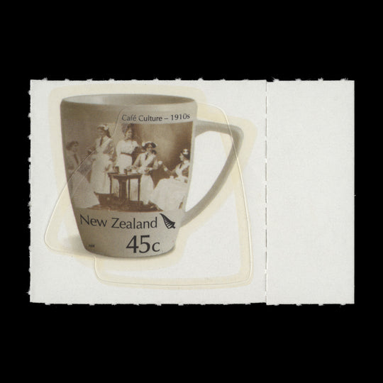 New Zealand 2005 (Variety) 45c Café Culture with phosphor double, one inverted