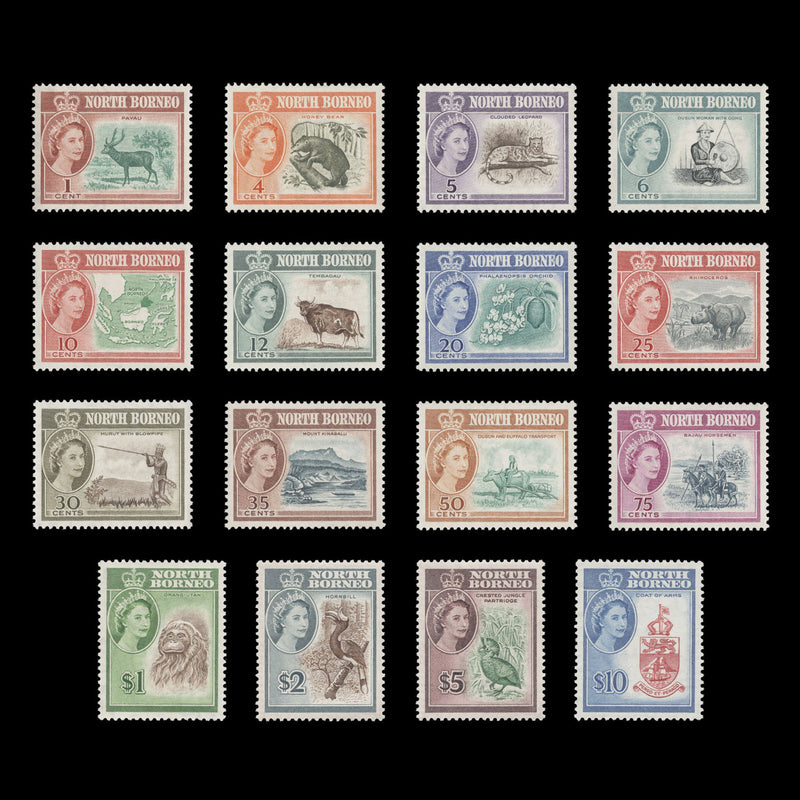 North Borneo 1961 (MLH) Definitives