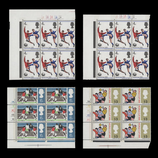 Great Britain 1966 (MLH) World Cup Football phosphor cylinder blocks