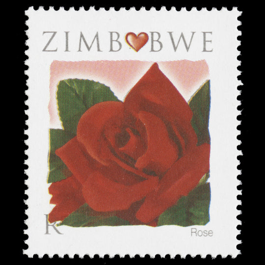Zimbabwe 2008 (Variety) R Valentine's Day printed out of sequence