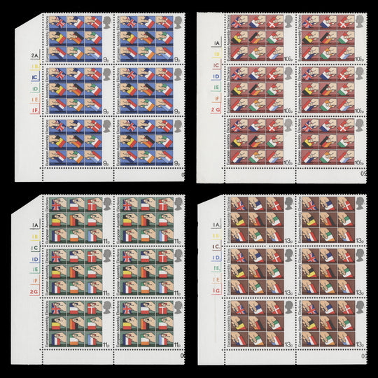 Great Britain 1979 (MNH) European Assembly Elections cylinder blocks