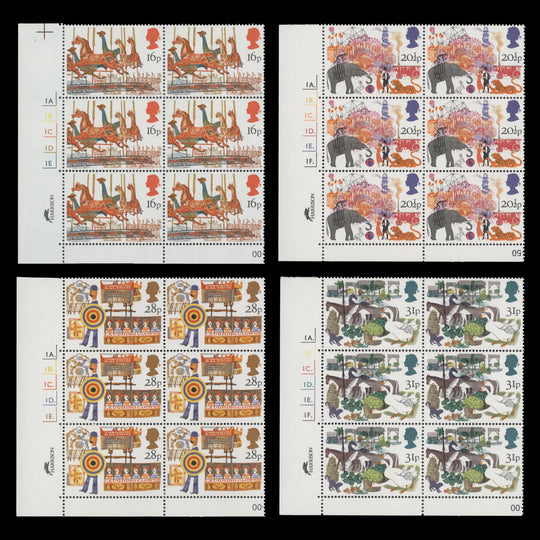 Great Britain 1983 (MNH) British Fairs cylinder blocks