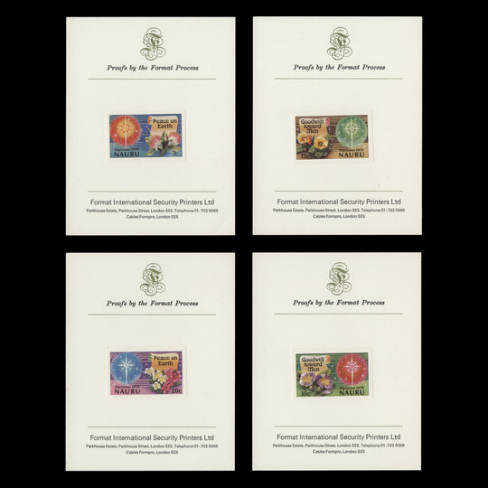 Nauru 1979 (Proof) Christmas imperf singles