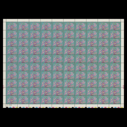 Federal Territory 1984 (MNH) 5c Lagerstroemia Speciosa sheet, type I