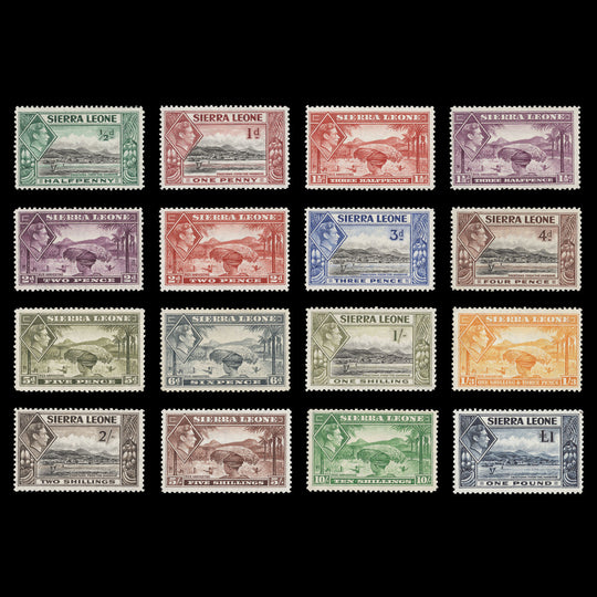 Sierra Leone 1938 (MLH) Definitives
