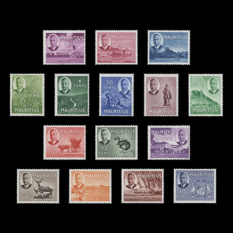 Mauritius 1950 (MNH) Definitives