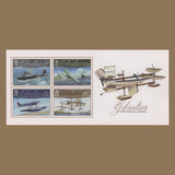 Gibraltar 2010 Henri Fabre's Floatplane watercolour artwork