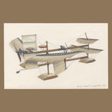 Gibraltar 2010 Henri Fabre's Floatplane watercolour artwork