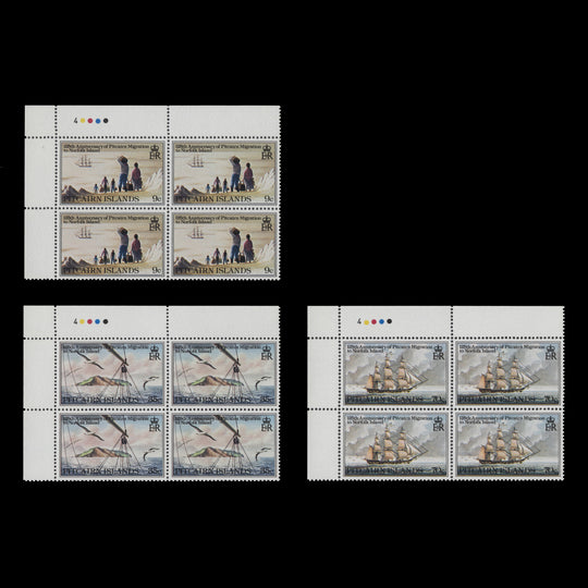 Pitcairn Islands 1981 (MNH) Migration to Norfolk Island traffic light blocks