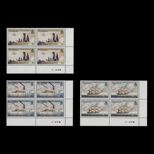 Pitcairn Islands 1981 (MNH) Migration to Norfolk Island traffic light blocks