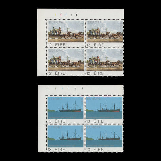 Ireland 1979 (MNH) Communications cylinder blocks