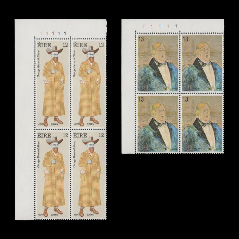 Ireland 1980 (MNH) Personalities cylinder blocks