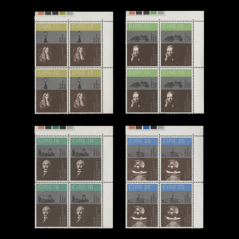 Ireland 1981 (MNH) Science & Technology traffic light blocks