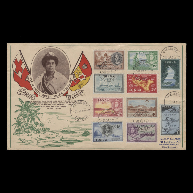 Tonga 1953 (FDC) Definitives