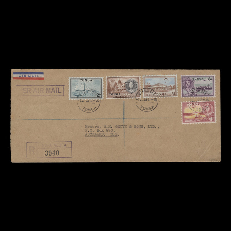 Tonga 1953 (FDC) Definitives