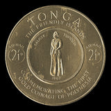 Tonga 1963 (Proof) 2s1d Gold Coinage Commemoration
