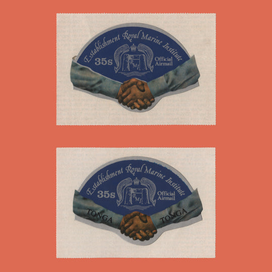 Tonga 1974 (Variety) 35s Royal Marine Institute missing black