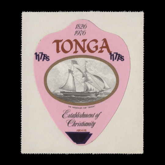 Tonga 1978 (Variety) 17s/9s Anniversary of Christianity surcharge double