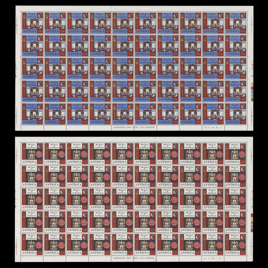 Antigua 1969 (MNH) Parliament Tercentenary sheets